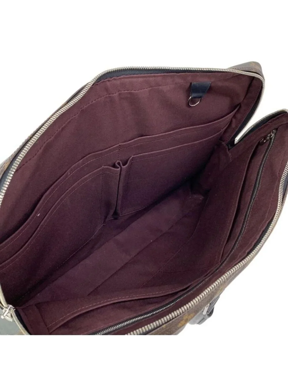 ★SOLD★ Louis Vuitton Business Bag Monogram Macassar Porte Documents Voyage - Picture 7 of 15